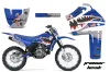 Yamaha TTR125 Dirt Bike Graphic Kit - 2000-2007 P40 Warhawk Blue