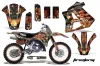 Yamaha WR 250Z Dirt Bike Graphic Kit - 1991-1993 Firestorm Black