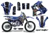 Yamaha WR 250Z Dirt Bike Graphic Kit - 1991-1993 Mad Hatter Blue