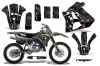 Yamaha WR 250Z Dirt Bike Graphic Kit - 1991-1993 Reaper Black