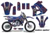 Yamaha WR 250Z Dirt Bike Graphic Kit - 1991-1993 Widow Maker Blue