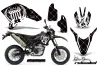 Yamaha WR250 R/X Dirt Bike Graphic Kit - 2007-2020 Silver Star - Reloaded Black