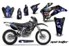 Yamaha WR250F Dirt Bike Graphic Kit - 2007-2014 Mad Hatter Blue