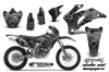 Yamaha WR250F Dirt Bike Graphic Kit - 2007-2014 Skulls and Hammers Silver