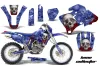 Yamaha WR400 Dirt Bike Graphic Kit - 1998-2002 Bone Collector Blue