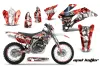 Yamaha WR450F Dirt Bike Graphic Kit - 2007-2011 Mad Hatter Red