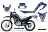 Yamaha XT250X Dirt Bike Graphic Kit - 2006-2018 Deaden Blue