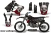 Yamaha YZ125 2 Stroke Dirt Bike Custom Graphic Kit - 1991-1992