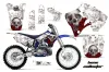 Yamaha YZ125 2 Stroke Dirt Bike Graphic Kit - 1996-2001 Bone Collector White