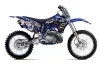 Yamaha YZ125 2 Stroke Dirt Bike Graphic Kit - 1996-2001 Mad Hatter Silver