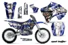 Yamaha YZ125 2 Stroke Dirt Bike Graphic Kit - 1996-2001 Mad Hatter White
