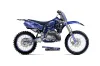 Yamaha YZ125 2 Stroke Dirt Bike Graphic Kit - 1996-2001 Reaper Blue