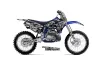 Yamaha YZ125 2 Stroke Dirt Bike Graphic Kit - 1996-2001 Silver Star - Silverhaze White