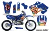 Yamaha YZ125 2 Stroke Dirt Bike Graphic Kit - 1996-2001 Vegas Baller Blue