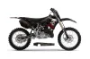 Yamaha YZ125 2 Stroke Dirt Bike Graphic Kit - 2002-2014 Bone Collector Black