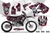 Yamaha YZ125 2 Stroke Dirt Bike Graphic Kit - 2002-2014 Psycho Sports Cartel Pink