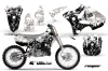 Yamaha YZ125 2 Stroke Dirt Bike Graphic Kit - 2002-2014 Reaper White