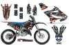 Yamaha YZ125 Dirt Bike Graphic Kit - 2015-2021 WW2
