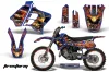 Yamaha YZ250 2 Stroke Dirt Bike Graphic Kit - 1993-1995 Firestorm Blue