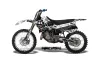 Yamaha YZ250 2 Stroke Dirt Bike Graphic Kit - 1993-1995 Mad Hatter White