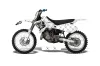 Yamaha YZ250 2 Stroke Dirt Bike Graphic Kit - 1993-1995 Silver Star - Reloaded White