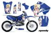 Yamaha YZ250 2 Stroke Dirt Bike Graphic Kit - 1996-2001 Mandy Blue