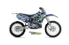 Yamaha YZ250 2 Stroke Dirt Bike Graphic Kit - 1996-2001 Silver Star - Silverhaze Yellow