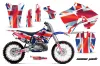 Yamaha YZ250 2 Stroke Dirt Bike Graphic Kit - 1996-2001 Union Jack