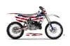 Yamaha YZ250 2 Stroke Dirt Bike Graphic Kit - 2002-2014 Stars and Stripes Red White & Blue