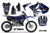 Yamaha YZ250 2 Stroke Dirt Bike Graphic Kit - 2002-2014 Toxicity Blue