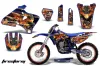 Yamaha YZ250 4 Stroke Dirt Bike Graphic Kit - 1998-2002 Firestorm Blue