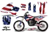 Yamaha YZ250 4 Stroke Dirt Bike Graphic Kit - 1998-2002 Stars and Stripes Red White & Blue
