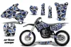 Yamaha YZ250 4 Stroke Dirt Bike Graphic Kit - 1998-2002 Urban Camo Blue