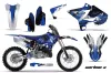 Yamaha YZ250 Dirt Bike Graphic Kit - 2002-2015 Carbon X Blue