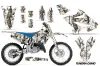 Yamaha YZ250 Dirt Bike Graphic Kit - 2015-2021 Tundra Camo