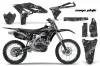 Yamaha YZ250 F 4 Stroke Dirt Bike Graphic Kit - 2010-2013 Camo Plate Black