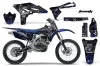 Yamaha YZ250 F 4 Stroke Dirt Bike Graphic Kit - 2010-2013 Toxicity Blue