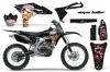 Yamaha YZ250 F 4 Stroke Dirt Bike Graphic Kit - 2010-2013 Vegas Baller Black