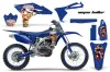 Yamaha YZ250 F 4 Stroke Dirt Bike Graphic Kit - 2010-2013 Vegas Baller Blue