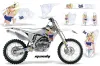 Yamaha YZ250F / YZ450F Dirt Bike Custom Graphic Kit - 2006-2009