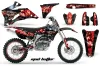 Yamaha YZ250F / YZ450F Dirt Bike Graphic Kit - 2006-2009 Mad Hatter Black