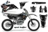 Yamaha YZ250F / YZ450F Dirt Bike Graphic Kit - 2006-2009 Mad Hatter Silver