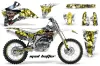 Yamaha YZ250F / YZ450F Dirt Bike Graphic Kit - 2006-2009 Mad Hatter Yellow