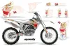 Yamaha YZ250F / YZ450F Dirt Bike Graphic Kit - 2006-2009 Mandy Red