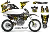 Yamaha YZ250F / YZ450F Dirt Bike Graphic Kit - 2006-2009 Motorhead Yellow