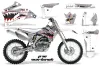 Yamaha YZ250F / YZ450F Dirt Bike Graphic Kit - 2006-2009 P40 Warhawk Silver