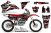 Yamaha YZ250F / YZ450F Dirt Bike Graphic Kit - 2006-2009 Silver Star - Silverhaze Red