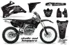 Yamaha YZ250F / YZ450F Dirt Bike Graphic Kit - 2006-2009 Skulls and Hammers Black