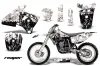 Yamaha YZ400 4 Stroke Dirt Bike Graphic Kit - 1998-2002 Reaper White