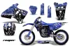 Yamaha YZ426 F 4 Stroke Dirt Bike Graphic Kit - 1998-2002 Reaper Blue